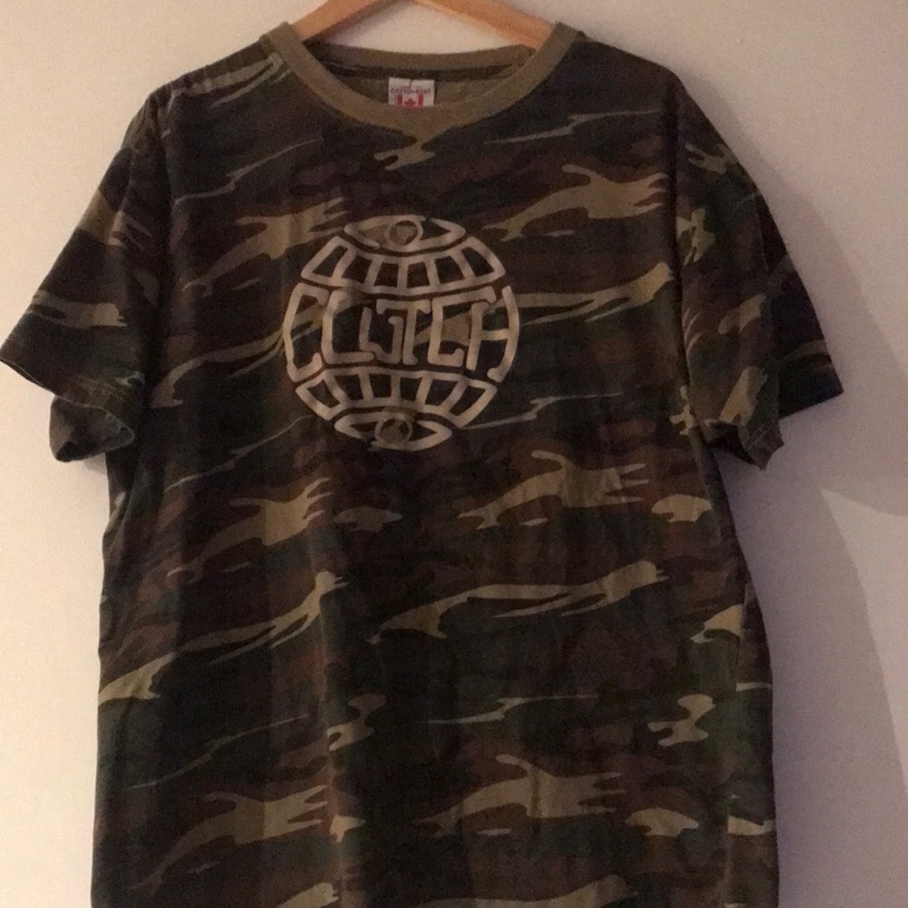 Brand new Clutch Camouflage army Heavy cotton tee XL